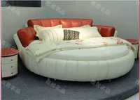 Мода европейская кровать принцесса круглая кровать двойная кровать мода личность.