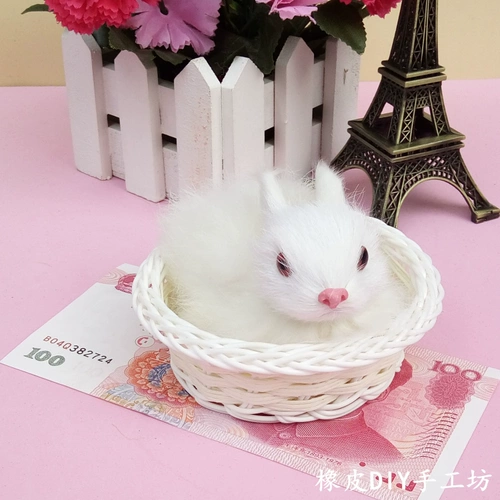 Реалистичный рождественский кролик на день Святого Валентина для друга, «сделай сам», подарок на день рождения