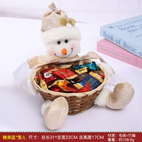 Японская конфеты-корзина-сноумен