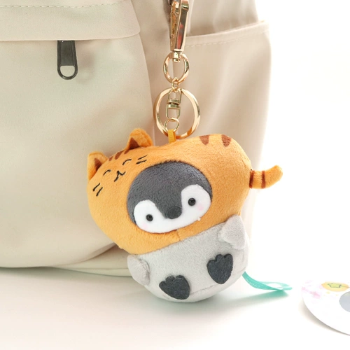 Обучающий плюшевый брелок, аксессуар на рюкзак, подвеска, кукла для школьников, пингвин, подарок на день рождения