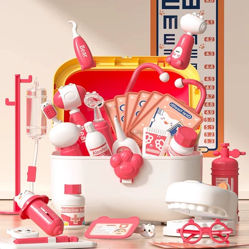 Детская семейная игрушка, комплект, стетоскоп, униформа медсестры