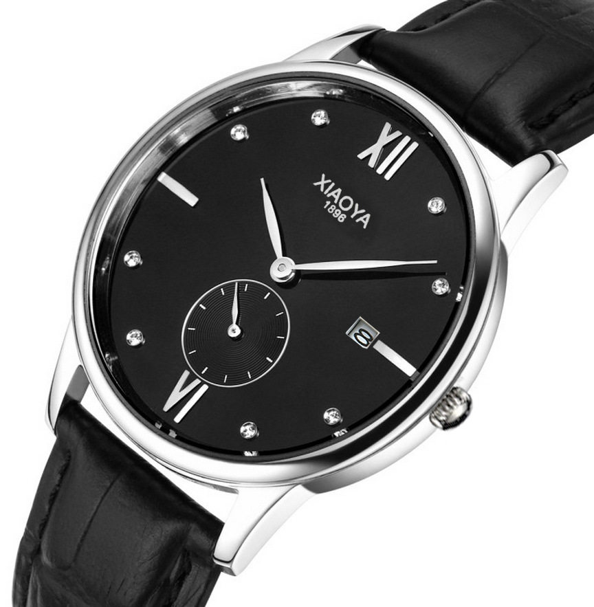 正品筱雅手表男士时尚潮流个性小表盘男表日历