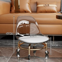 Чистый серый цвет - рама с титановым покрытием - бесшумное бесшумное колесо