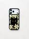 Red Floral Cat Art iPhone Case for iPhone 17, 16, 15, 14 and 13