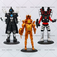 Большой монитор, часы, кукла, 17см, 3 шт