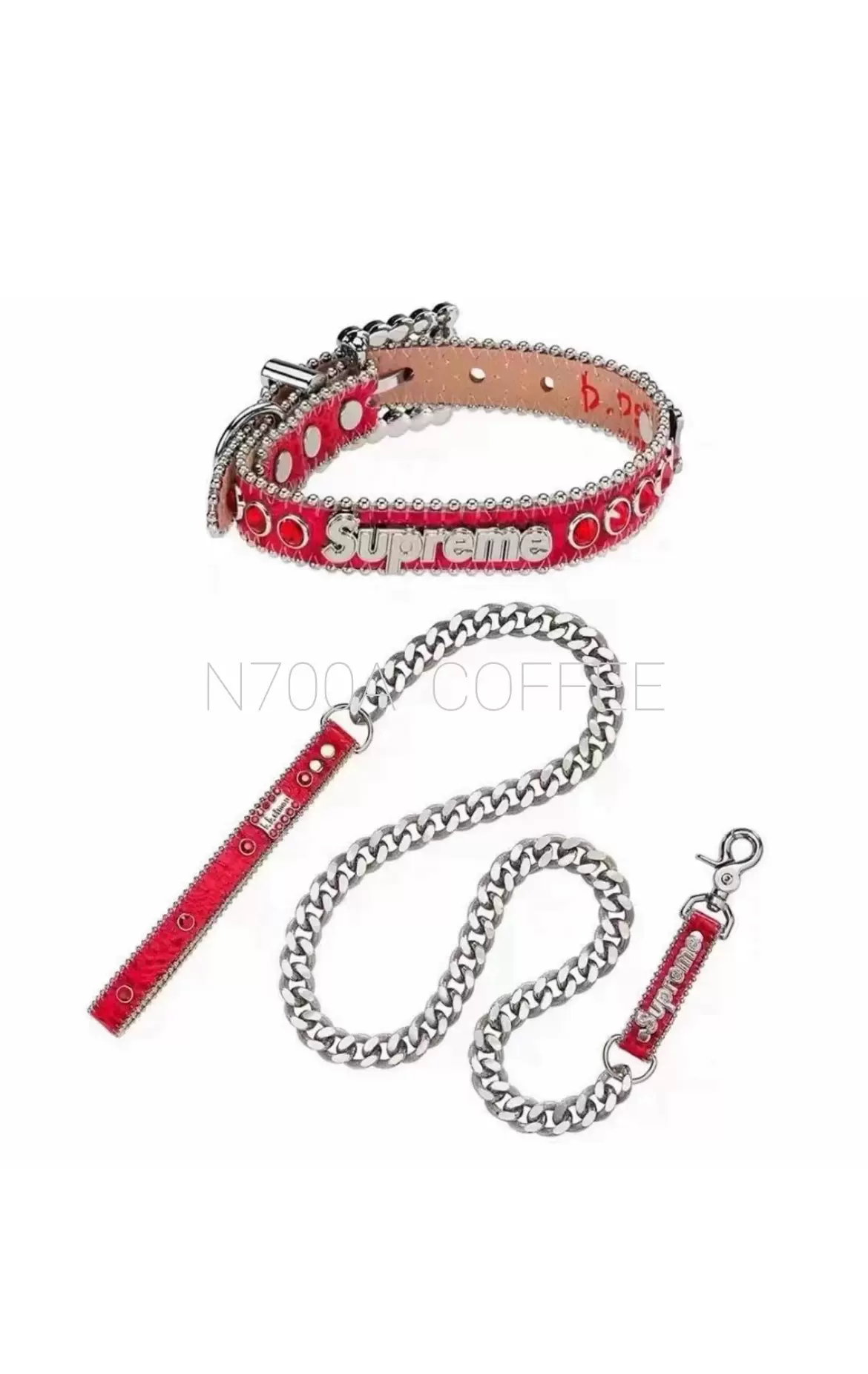 Supreme Leash Simon BB & Dog Collar - Nimfomane.com