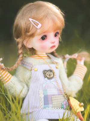 taobao agent [Spot] DOLLZONE peach 6 points BJD doll live -action official original original genuine SD doll handles