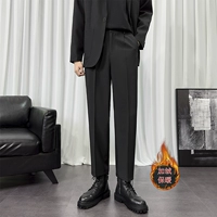 Черные утепленные штаны