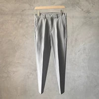 K91 светло -серые брюки (обычная классическая модель)