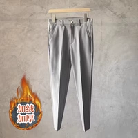 Светло -серые брюки K91 (плюс бархат и толстые модели)