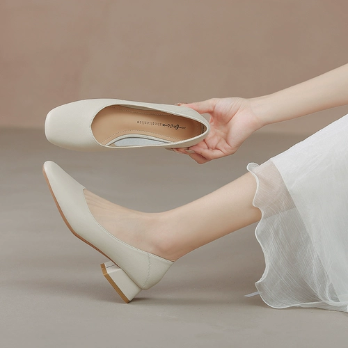 Летняя обувь, летние туфли, осенняя подходит с юбкой для отдыха, французский стиль, мягкая подошва