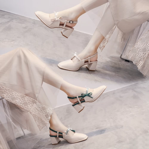 Сандалии, обувь, туфли на высоком каблуке, из натуральной кожи, французский стиль, яркий броский стиль