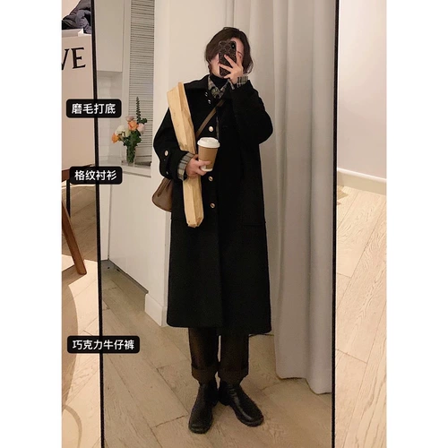 Джинсы, шоколадные штаны, коллекция 2023, свободный прямой крой, изысканный стиль