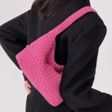 Летняя сумка через плечо на одно плечо, плетеная универсальная сумка подмышку, изысканный стиль