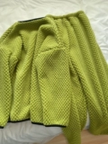 Коралловая бархатная демисезонная зеленая цветная расширенная флисовая пижама, 2023, изысканный стиль