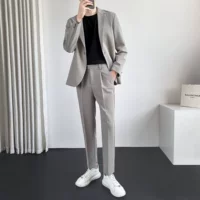 KTL абрикос 19 куртка + брюки + черная короткая футболка