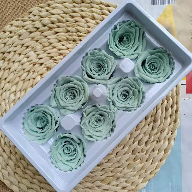 Иммортальная/бессмертная цветочная Diy материал роза B-уровня real flower засушенные цветы высококлассный ручной букет капучино набор целая коробка