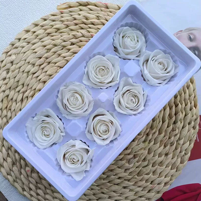 Иммортальная/бессмертная цветочная Diy материал роза B-уровня real flower засушенные цветы высококлассный ручной букет капучино набор целая коробка