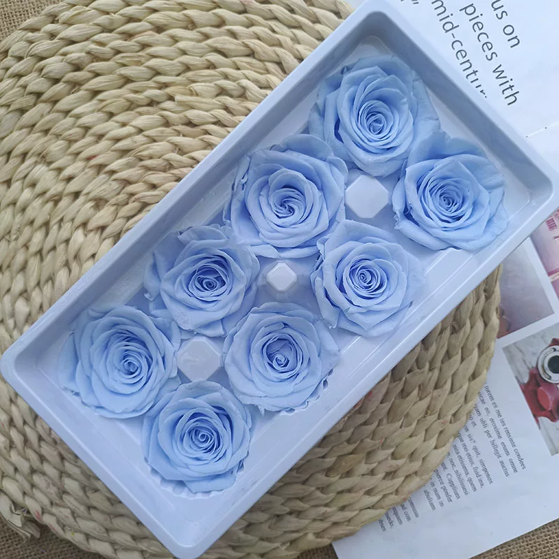 Иммортальная/бессмертная цветочная Diy материал роза B-уровня real flower засушенные цветы высококлассный ручной букет капучино набор целая коробка