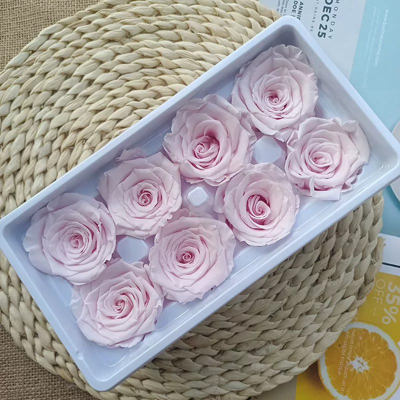 Иммортальная/бессмертная цветочная Diy материал роза B-уровня real flower засушенные цветы высококлассный ручной букет капучино набор целая коробка