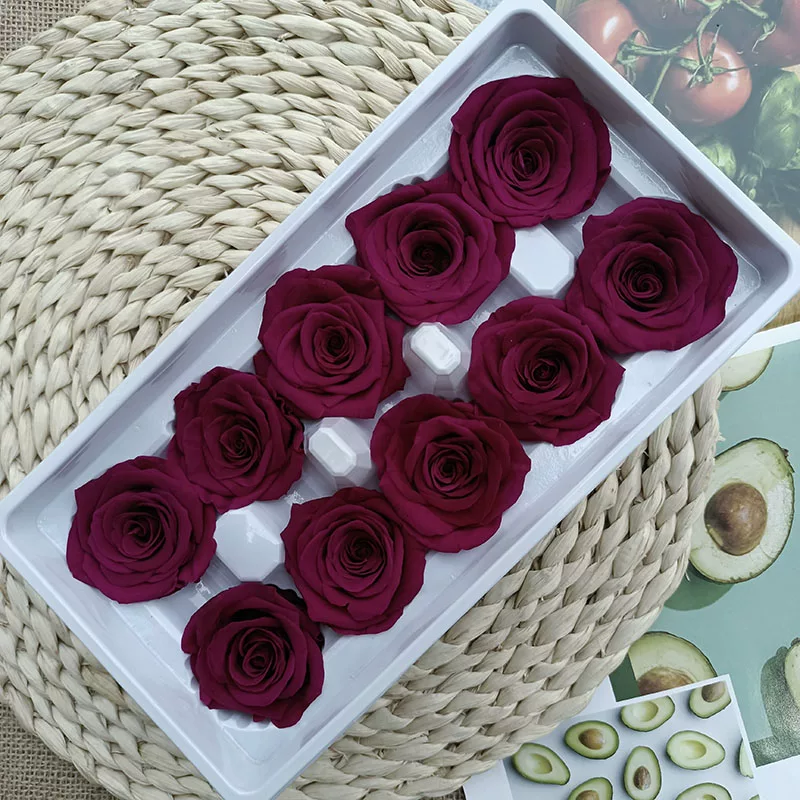 Иммортальная/бессмертная цветочная Diy материал роза B-уровня real flower засушенные цветы высококлассный ручной букет капучино набор целая коробка