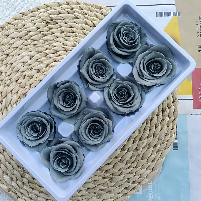 Иммортальная/бессмертная цветочная Diy материал роза B-уровня real flower засушенные цветы высококлассный ручной букет капучино набор целая коробка