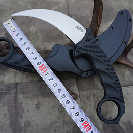 新款vg1钢材cold steel 冷钢49ksj1钢虎爪刀户外收藏刀军刀水果刀