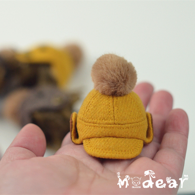 taobao agent Applicable to 1: 6/OB11/AZONE/6 small head mini flying hat Lei Feng hat protective ear hatchor display