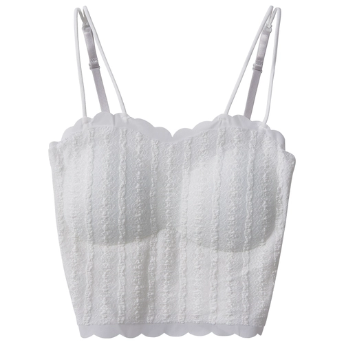 Кружевная летняя майка топ, нижнее белье, топ с чашечками, топ без лямок, бюстгальтер-топ, красивая спина