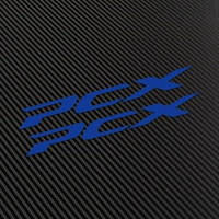 Синяя наклейка