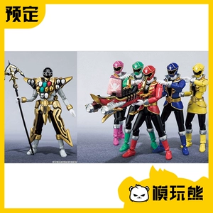 Модель медведя Bandai PB Еда Игрушка SHODO SUPER Pirates Sentai Kuaishou Красный Серебристый Рекламный ролик к 10-летию
