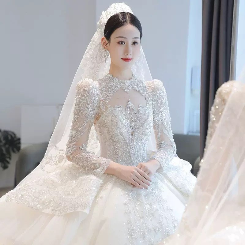 日本代理店正規品 長袖メインウエディングドレス2023モデル花嫁