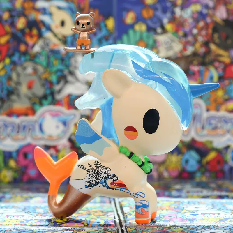 TOKIDOKI Тао Цидуки Русалка Единорог Серия 6-е поколение слепая коробка прозрачный приливной фигурка офисная кукла