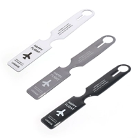 Самолет, багажная бирка, 3 шт