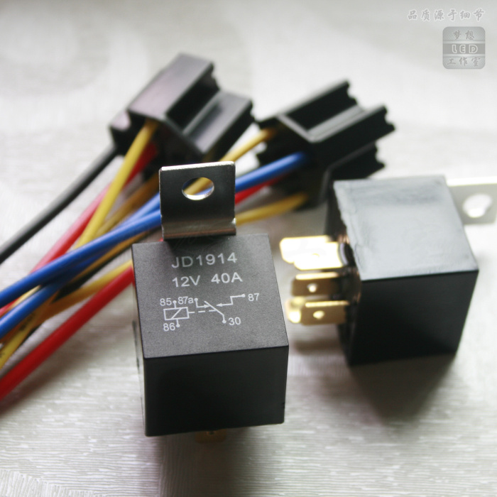 

Аккумуляторы и предохранители Relay LED DIY JD1914 12V 40A