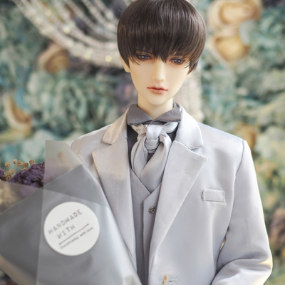 taobao agent Uncle BJD SD17/Dragon Soul 73 ※ Xu Mo-Xu Mo Life ※ Silver and white wedding suit [Customized