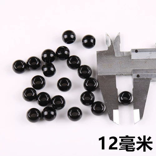 Черные бусины, аксессуары, плетеный мобильный телефон ручной работы, аксессуар для волос, резинка для волос, связать своими руками