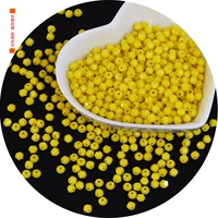 100 кусочков флуоресцентного желтого фарфора желтого