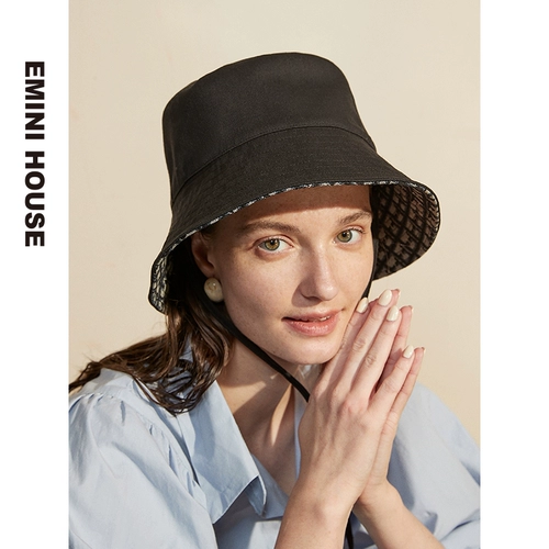 Imini 2021 Новая европейская и американская джинсовая джинсовая ткань голубая старая рыбацкая шляпа цветов