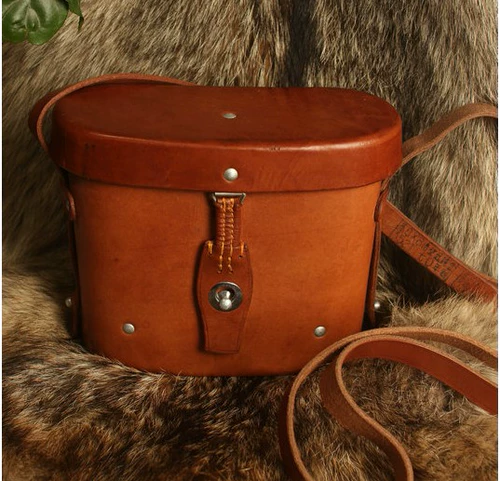 Телескоп, кожаный объектив, 70 года, воловья кожа, увеличение в 6 раз, увеличение в 8 раз