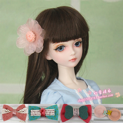 taobao agent Chu Xuewa clothing BJD SD dolls with headwear flower jewelry decorative hair clip 6 points 4 points and 3 cents