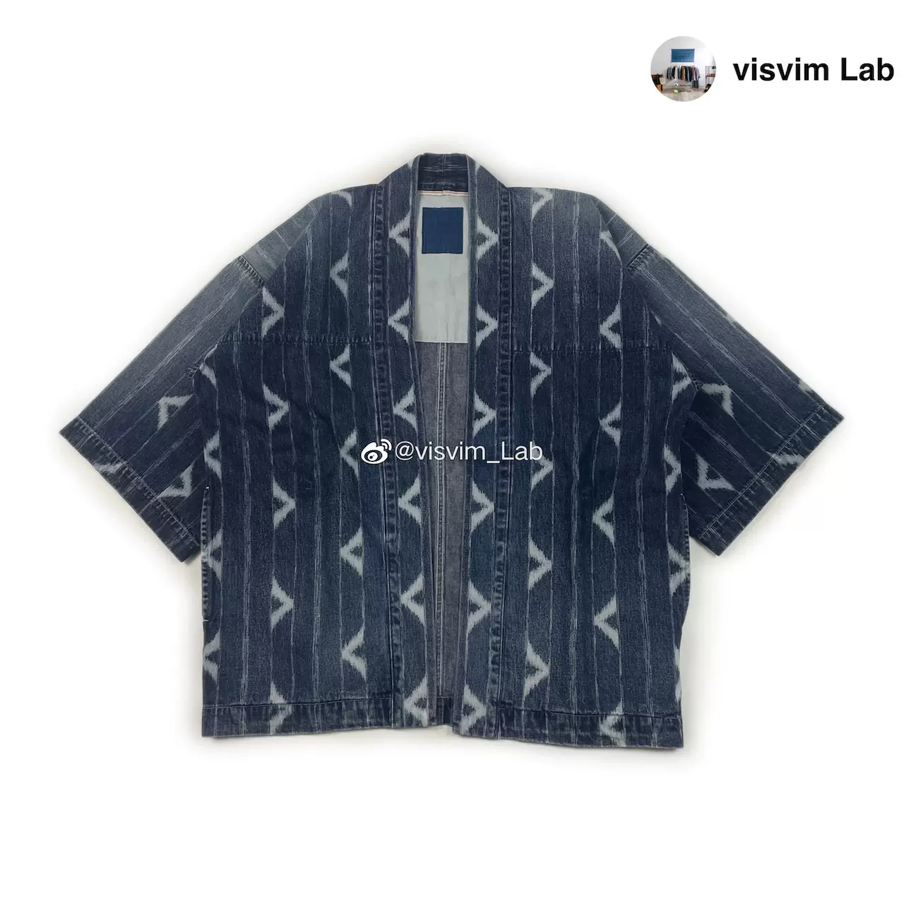 Visvim I.C.T. SS HAPPI WABASH DMGD 現品特価品 メンズ