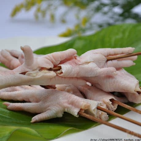 【翅客烧烤】 烧烤半成品 鸡脚1串 户外烧烤食材 下酒佳品