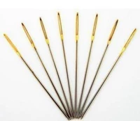 Перекрестная вышитая иглы с золотым хвостом 24#(применимо к средней ткани), 0,2/кусок, 10 стартовых снимков