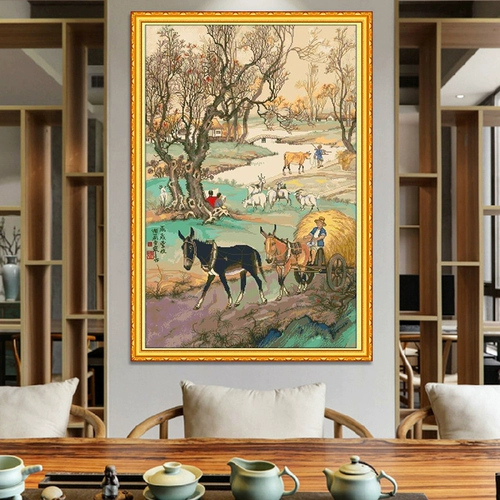 Новая вышивка Cross -Stitch 2023 Новая модель Zhongge Полная вышивка подходит для изучения изучения изучения прошлого года