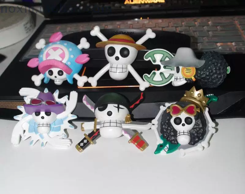 BP One Piece/Luffy/Brook/Robin/Choba Skull Магнитная наклейка Genuine Slutter Toys