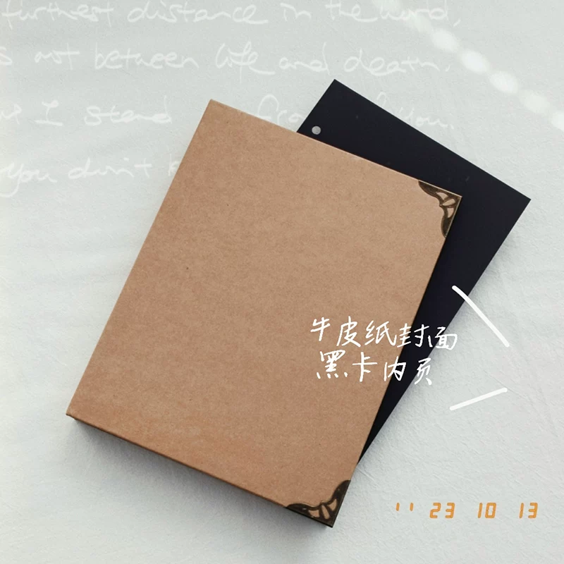 Книга, кожаный винтажный ноутбук для путешествий, отрывной лист, DIY, планировщик
