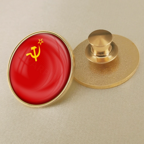 Круглый советский национальный флаг настройка советского национального знака флага мирового флага, кристальные капли, хрустальные капли