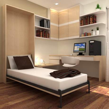 百分百家居 新隐形床 翻床 翻板床 翻转床 折叠床 壁床 多功能床