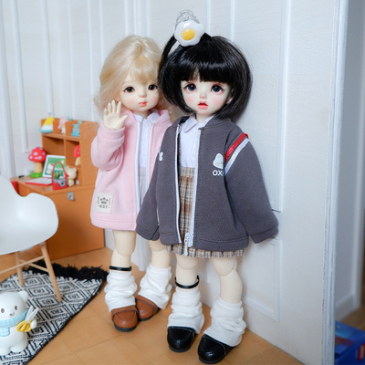 taobao agent 6 points bjd baby clothes cat team 6 points 1/6YOSD doll clothes Xiongmei MDD zipper sweater